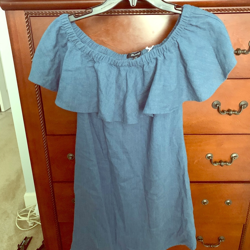 NWT Madewell off the shoulder dress size XS